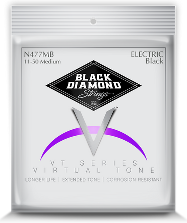 Black Coated Electric Guitar Nickel by Black Diamond USA